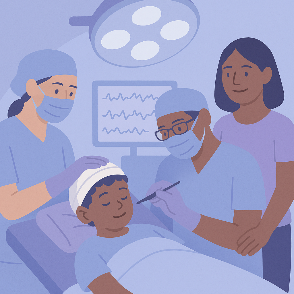Pediatric Epilepsy Surgery Shows High Success Rates and Safety – illustration