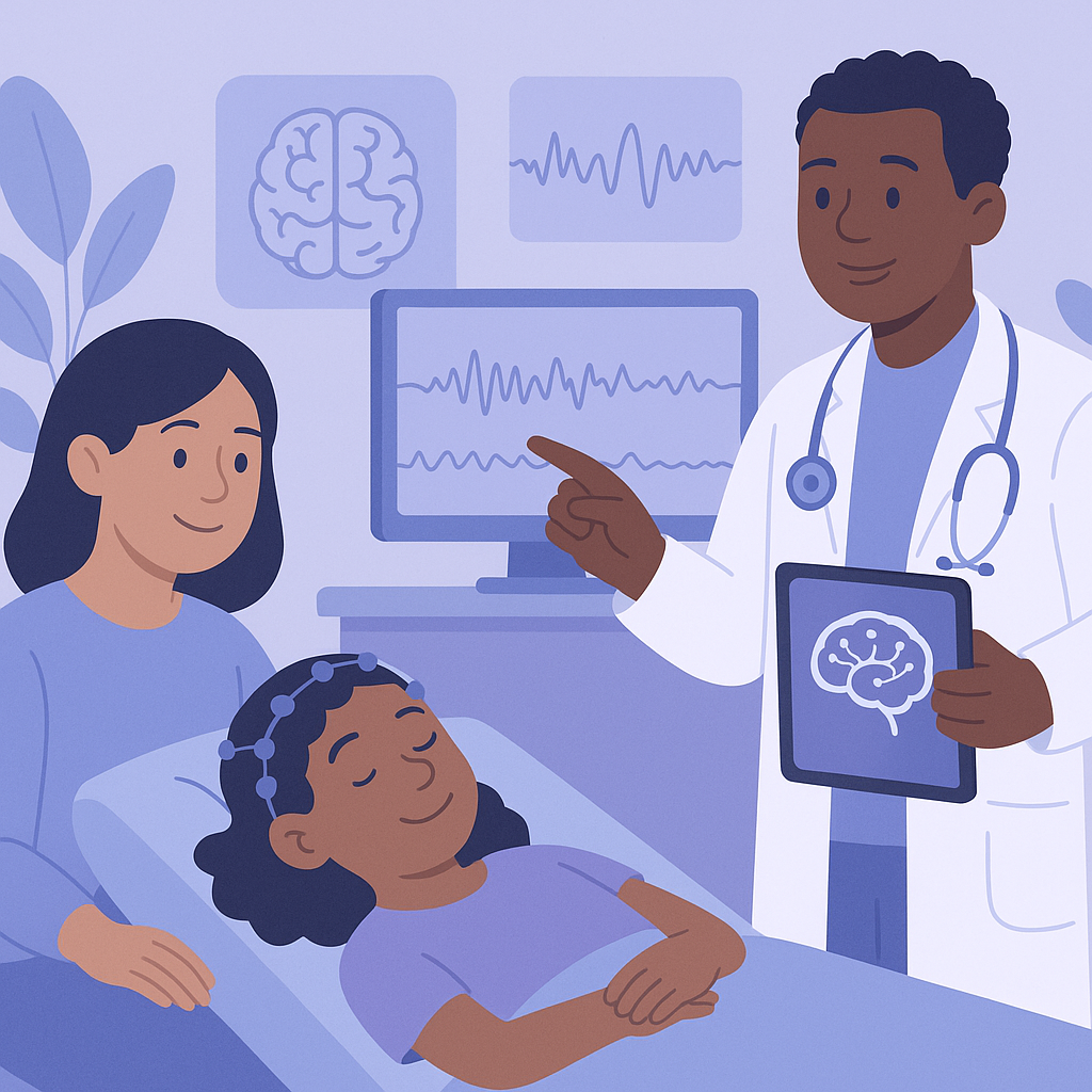 AI Tool Improves Detection of Epileptic Spasms in Patients – illustration