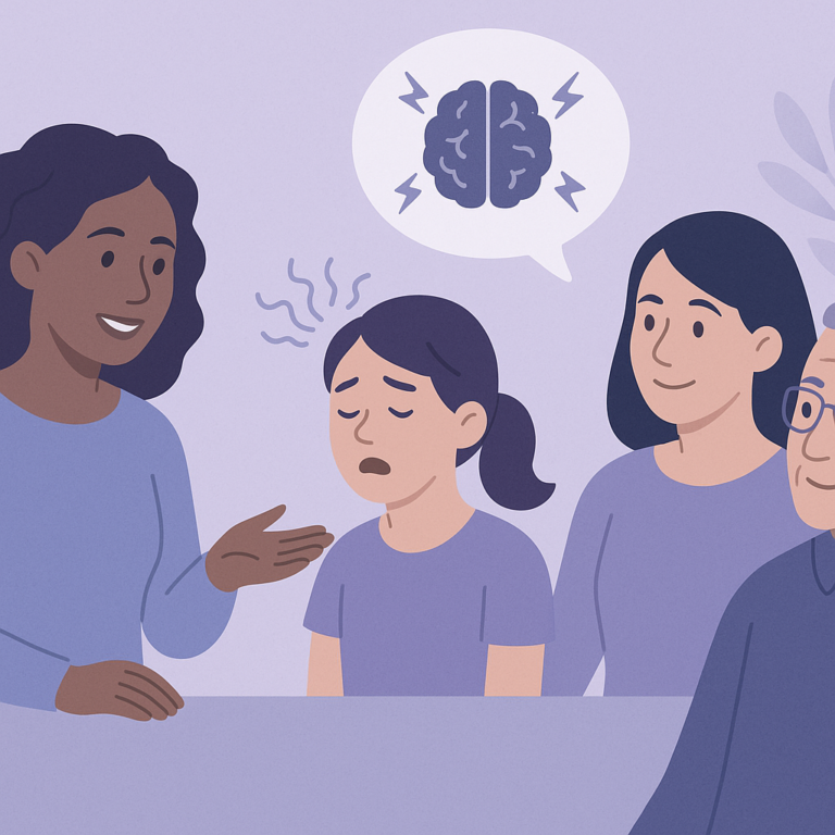 Caregivers Share Insights on Epilepsy in Juvenile Huntington Disease – illustration