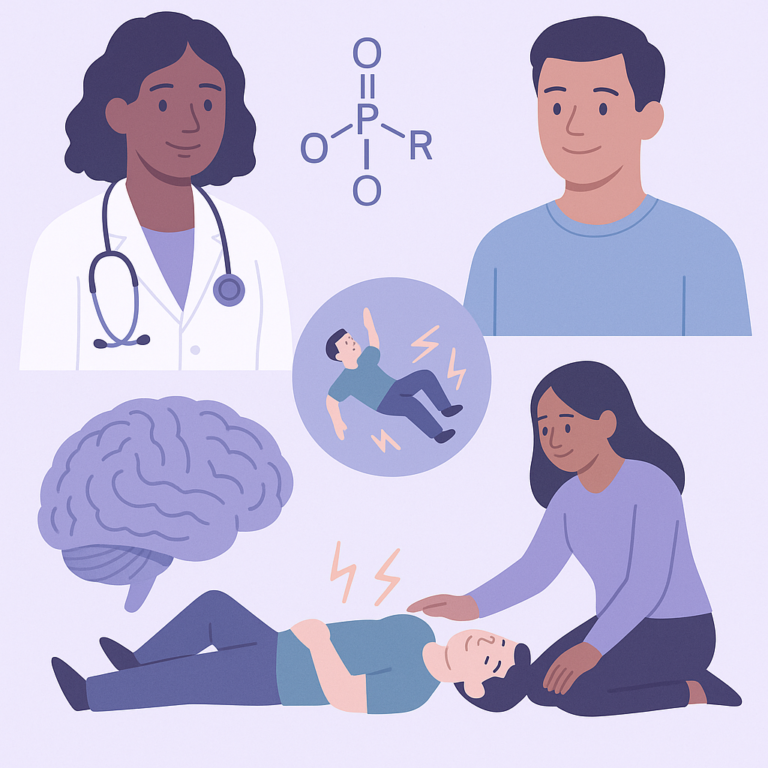 Understanding Seizures in Organophosphate Poisoning Cases – illustration