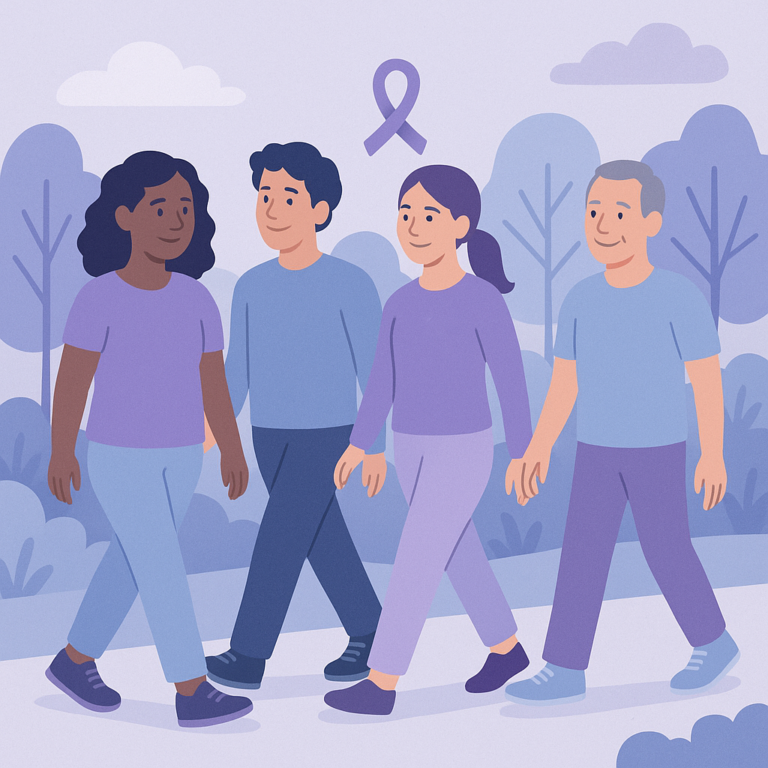Walking Can Help Reduce Anxiety for People with Epilepsy – illustration