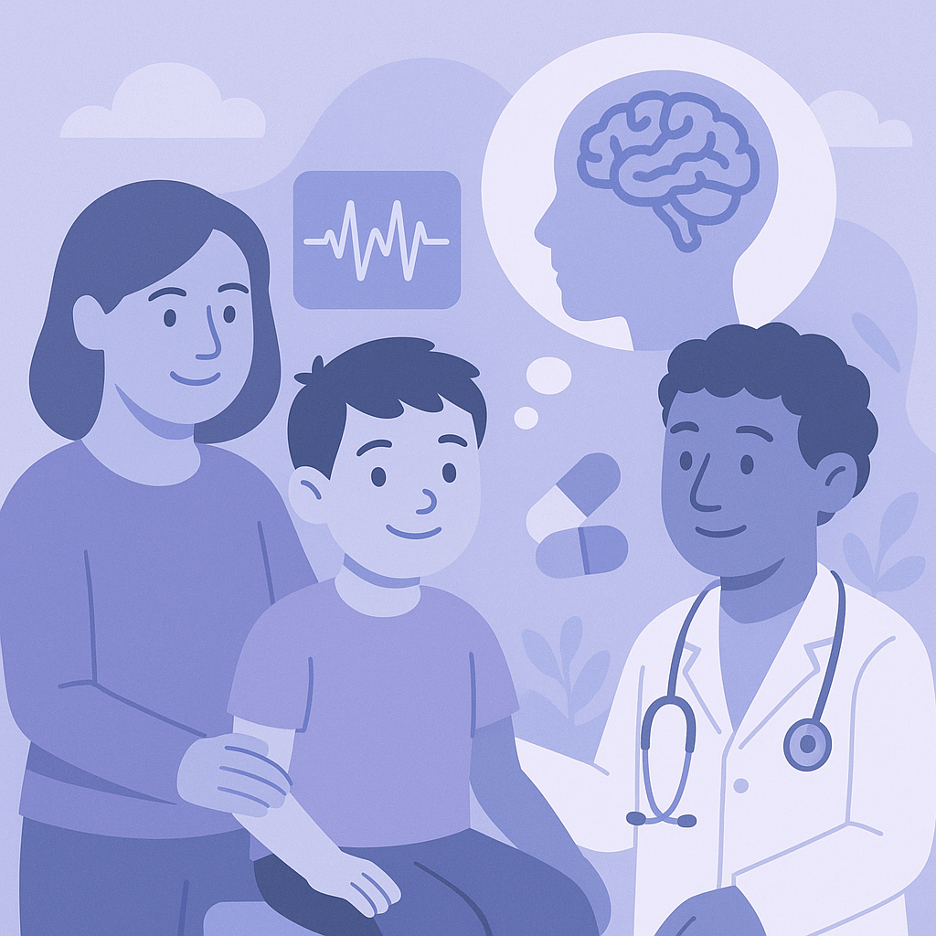 Understanding AFG2A-Related Encephalopathy in Children – illustration