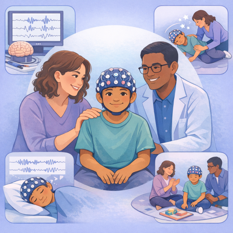 How EEG Patterns Change In Lennox-Gastaut Syndrome – illustration