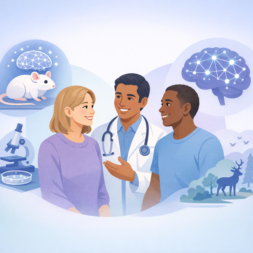 Ketamine May Help Brain Function In Animals Only – illustration