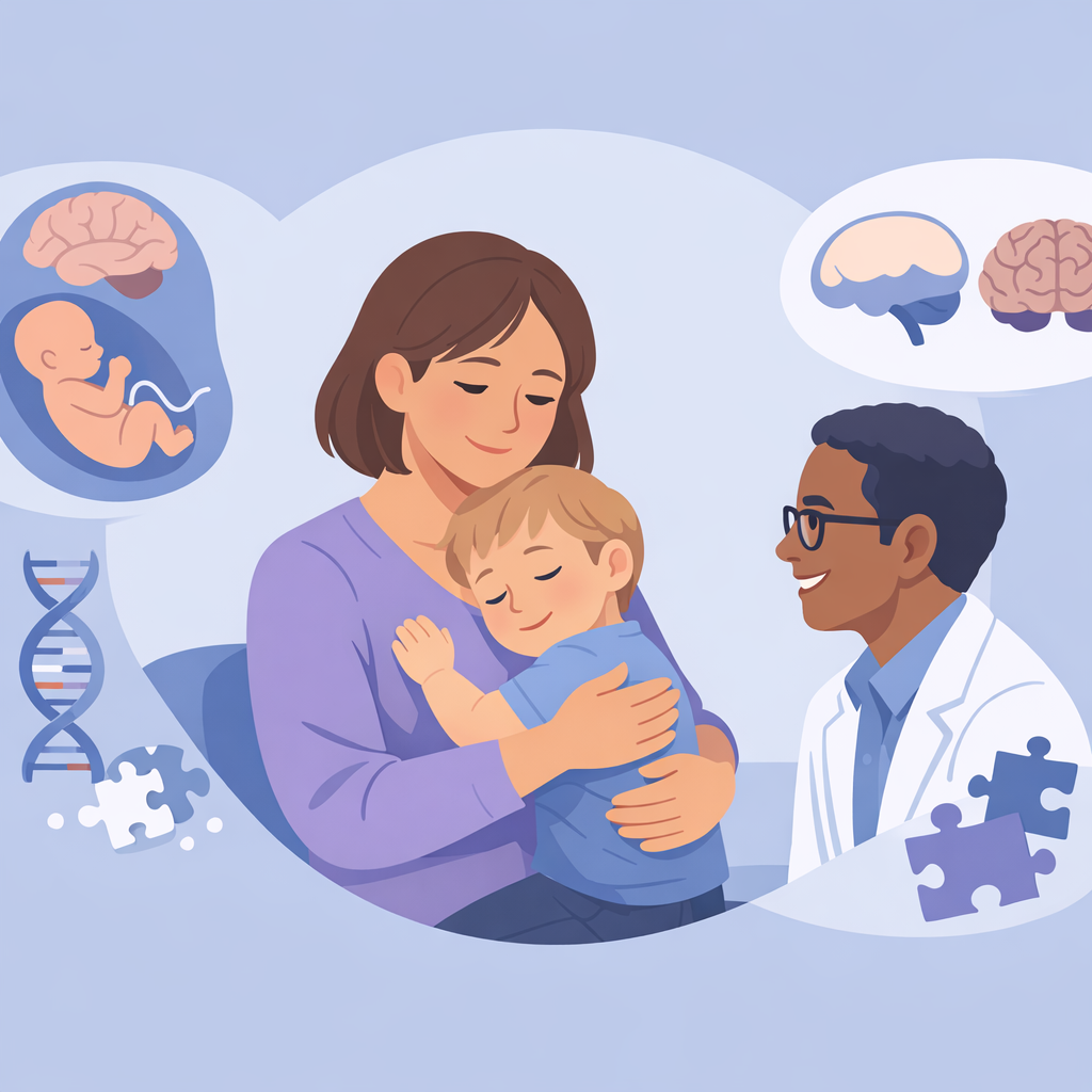 Miller-Dieker Syndrome Causes Severe Brain Development Problems – illustration