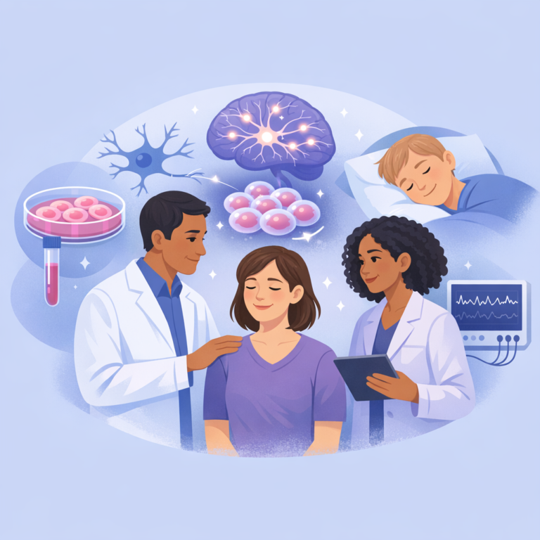 Stem Cell Therapy Tested For Hard-To-Treat Epilepsy – illustration