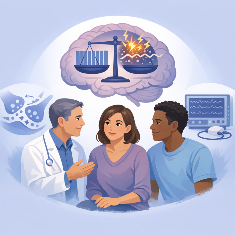 How Overactive Brain Inhibition Can Still Trigger Seizures – illustration