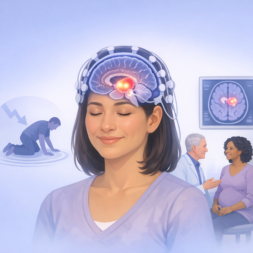 Brain Scan Shows Thalamus Changes During Drop Seizures – illustration