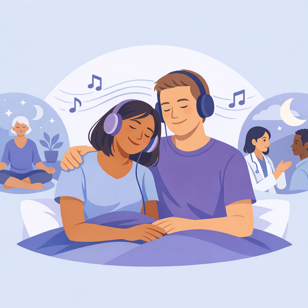 Personalized Music May Improve Sleep And Well-Being – illustration