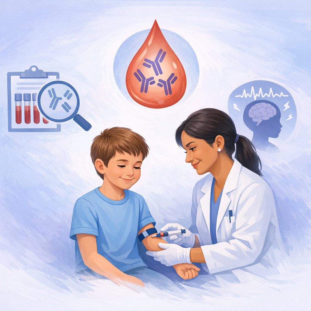 Antibody Blood Tests Found Little In Children With Epilepsy – illustration