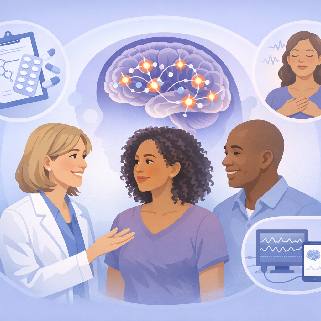 New Seizure Medicines May Better Target Brain Receptors – illustration