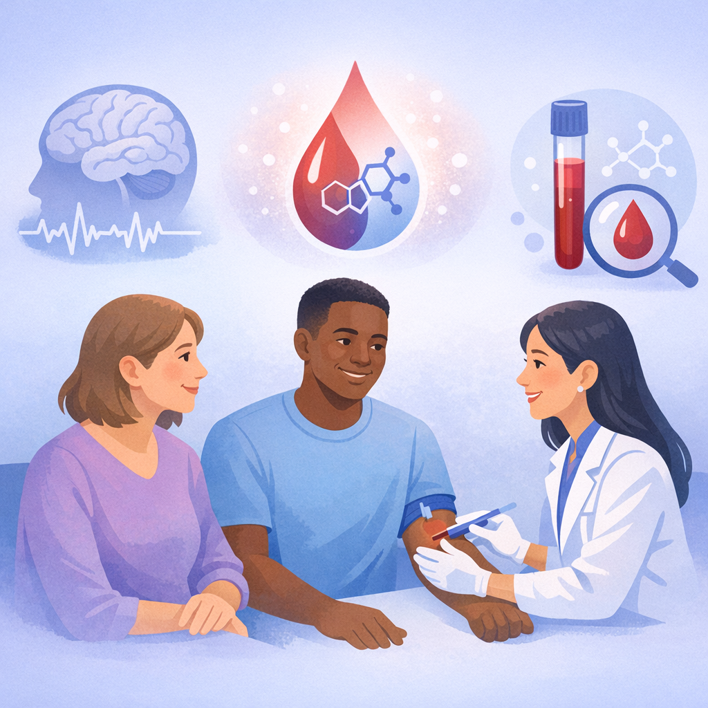 Blood Marker May Help Spot Depression In Epilepsy – illustration
