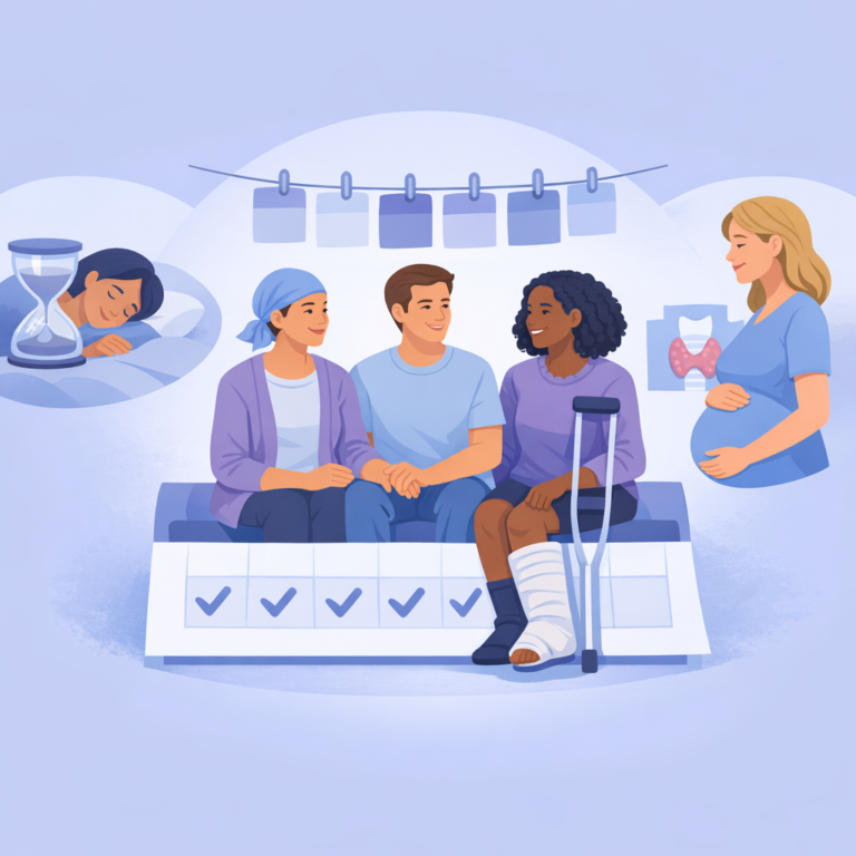 How Long Sick Leave Lasts Across Many Conditions – illustration