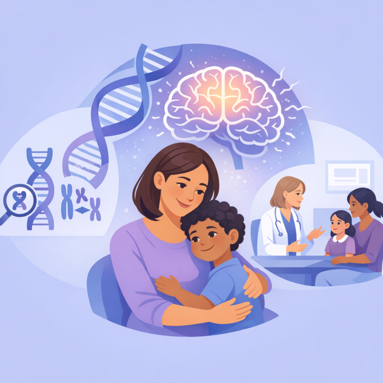 Genetics May Affect Development In Children Of Mothers With Epilepsy – illustration