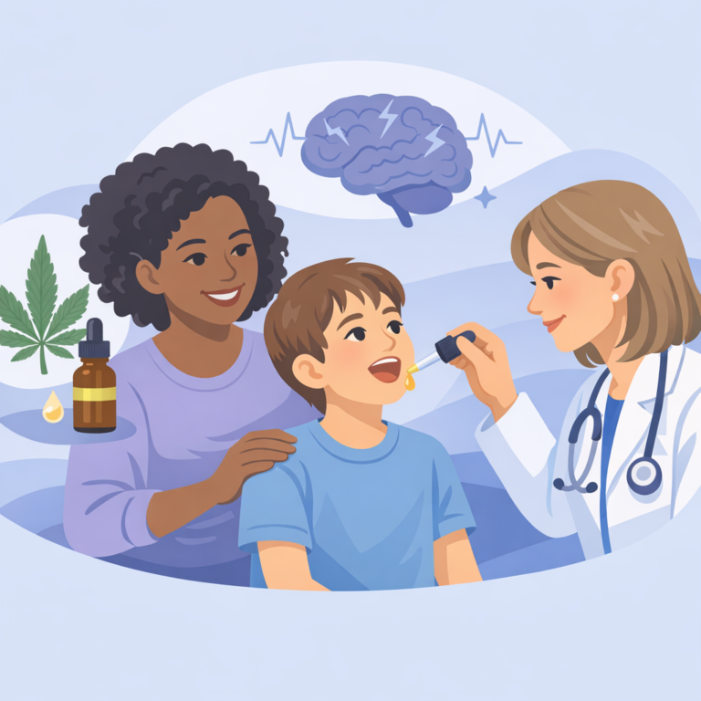 CBD May Ease Seizures And Anxiety In Children – illustration