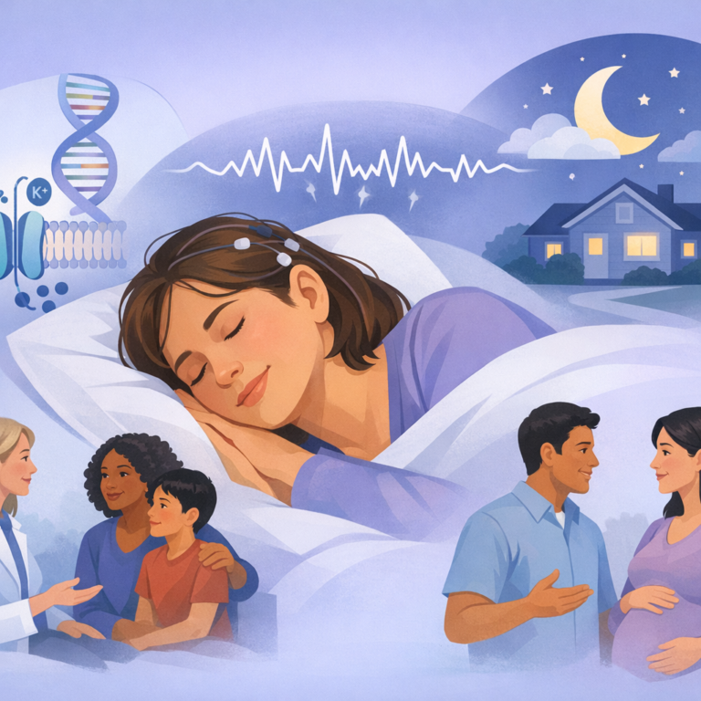 KCNA2 Changes Linked To Sleep-Activated Epilepsy Pattern – illustration