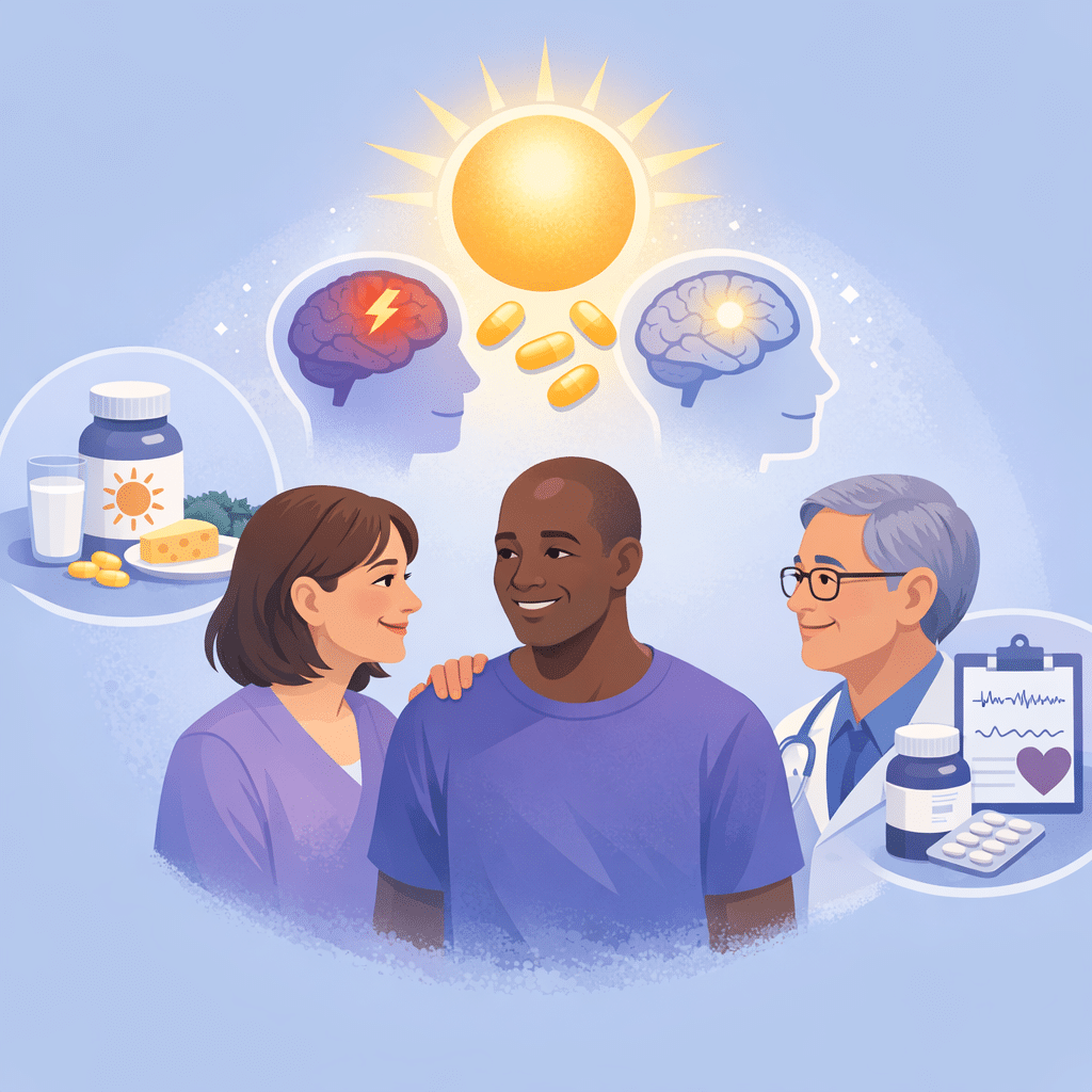 Vitamin D May Lower Inflammation In Adults With Epilepsy – illustration