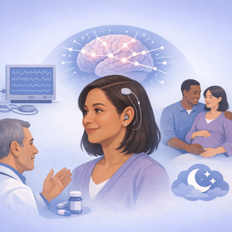 Brain Stimulation May Cut Seizures in Hard-to-Treat Epilepsy – illustration