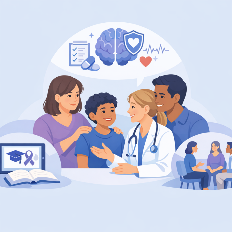 Education Programs Help Families Manage Childhood Epilepsy – illustration