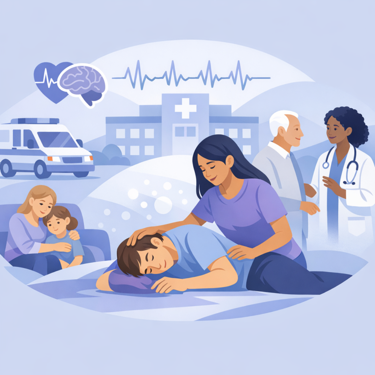 Seizure Emergencies In Spain Strain Hospitals And Families – illustration
