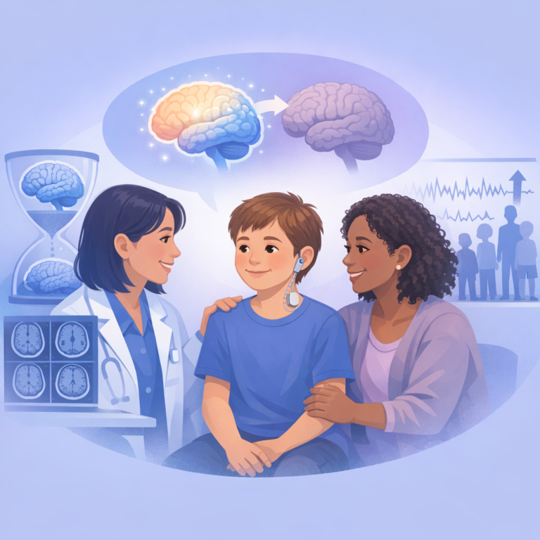 Younger-Looking Brains Linked To Better VNS Outcomes – illustration