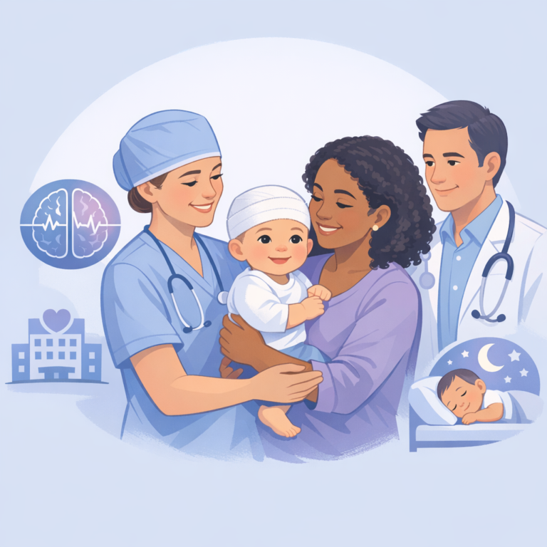 Brain Surgery In Babies Can Reduce Seizures – illustration