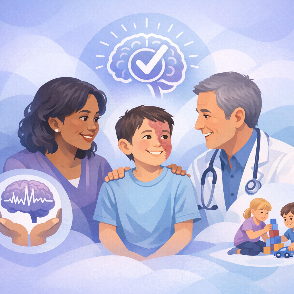 Epilepsy Surgery Often Helps Seizures In Children With Sturge-Weber – illustration