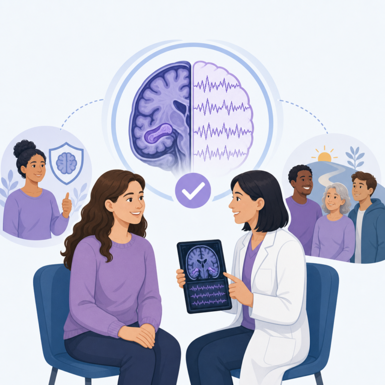 Brain Scan And EEG Match Linked To Better Outcomes – illustration