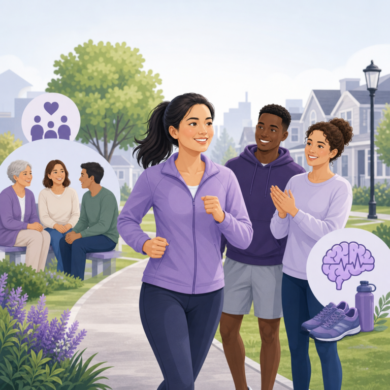 Strong Neighborhood Support May Boost Exercise In Inactive Epilepsy – illustration
