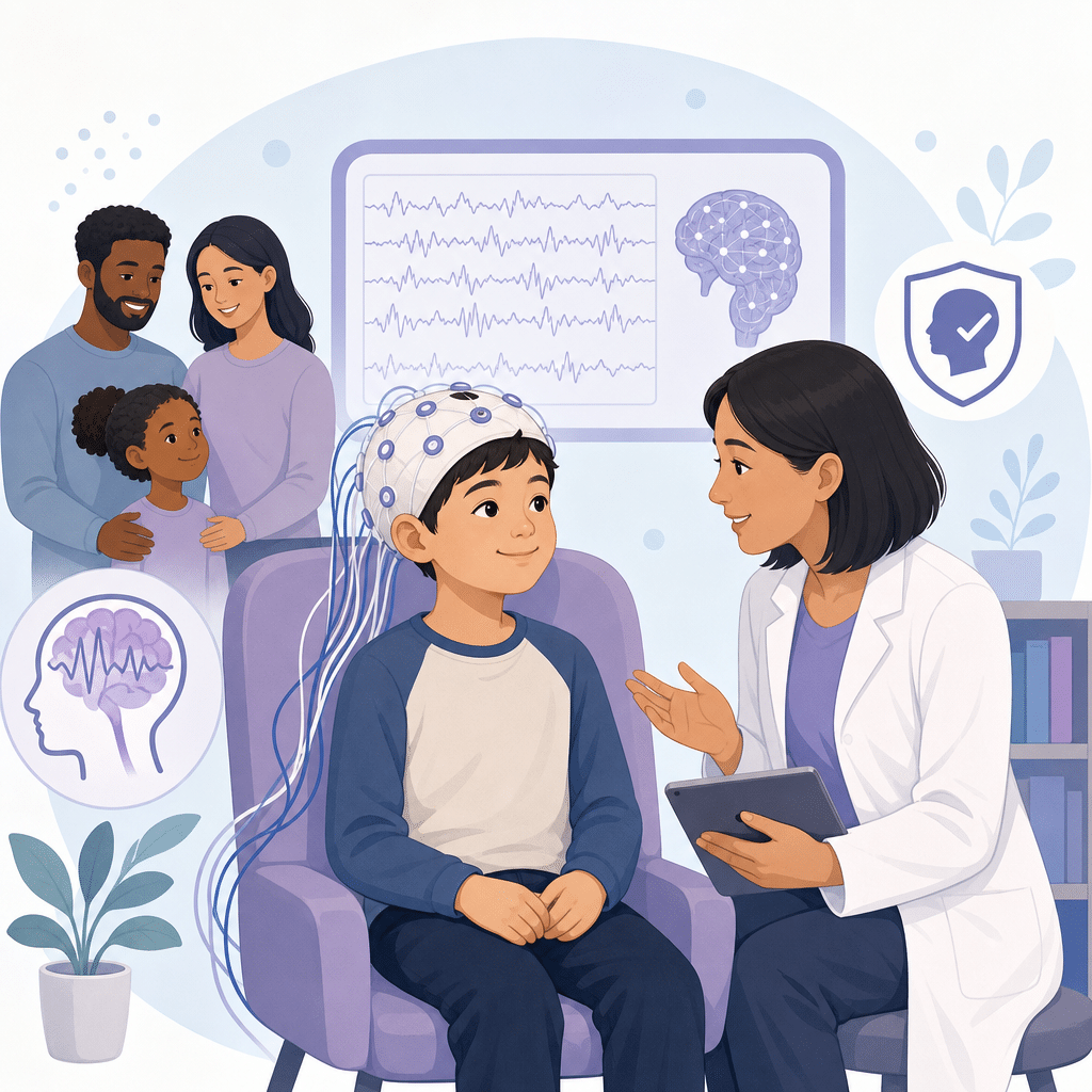 EEG Changes May Signal Seizure Risk In Autism – illustration