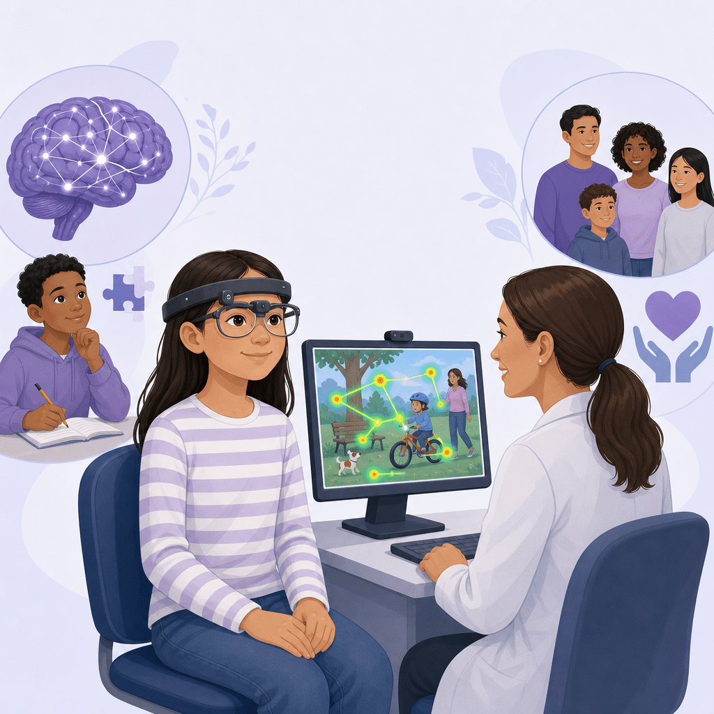 Eye Tracking May Reveal Hidden Thinking Problems In Epilepsy – illustration