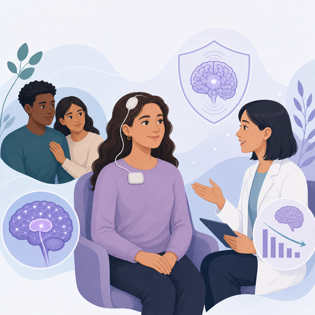 Brain Stimulation Reduced Seizures In Hard-To-Treat Generalized Epilepsy – illustration