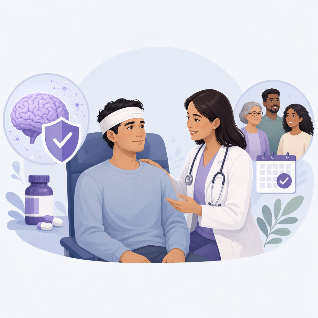 Levetiracetam May Help Prevent Early Seizures After Severe Brain Injury – illustration