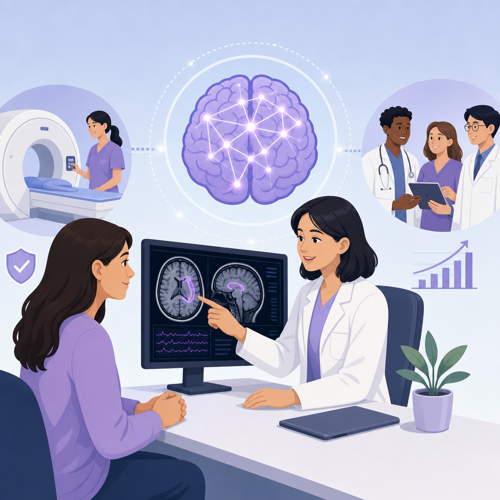 AI Tools Show Promise In MRI For Epilepsy – illustration