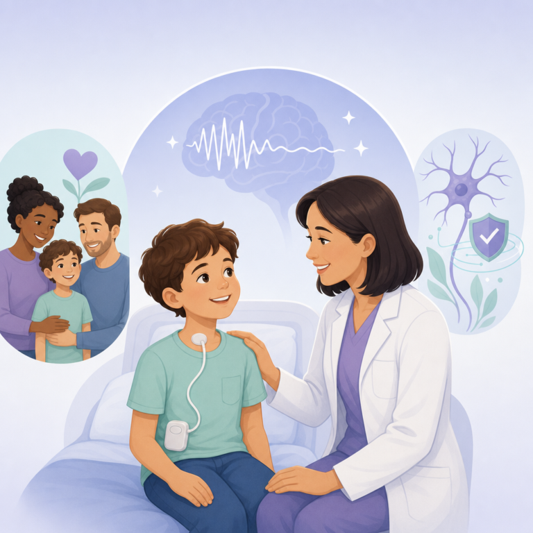 Fast Vagus Nerve Stimulation Helped Control Severe Seizures β illustration