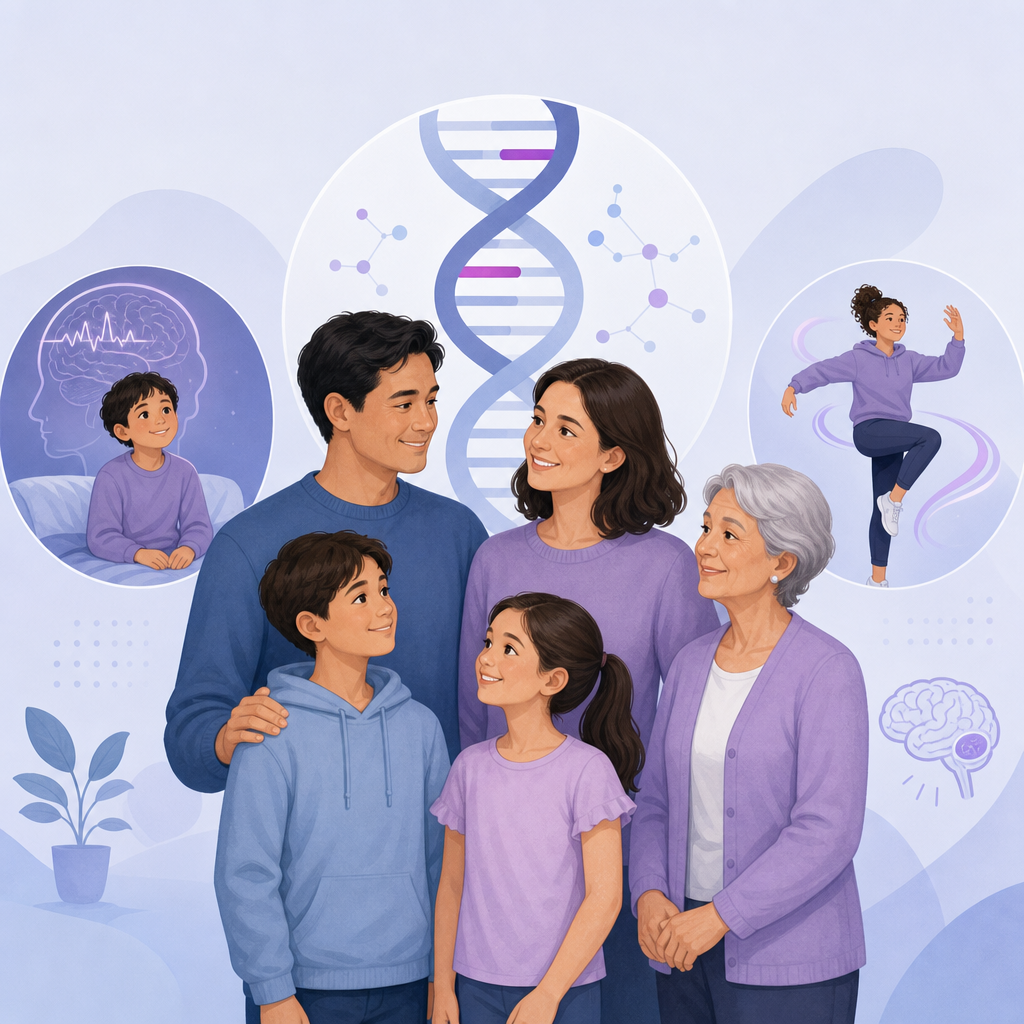 PRRT2 Gene Changes Linked To Seizures And Movement Disorders – illustration