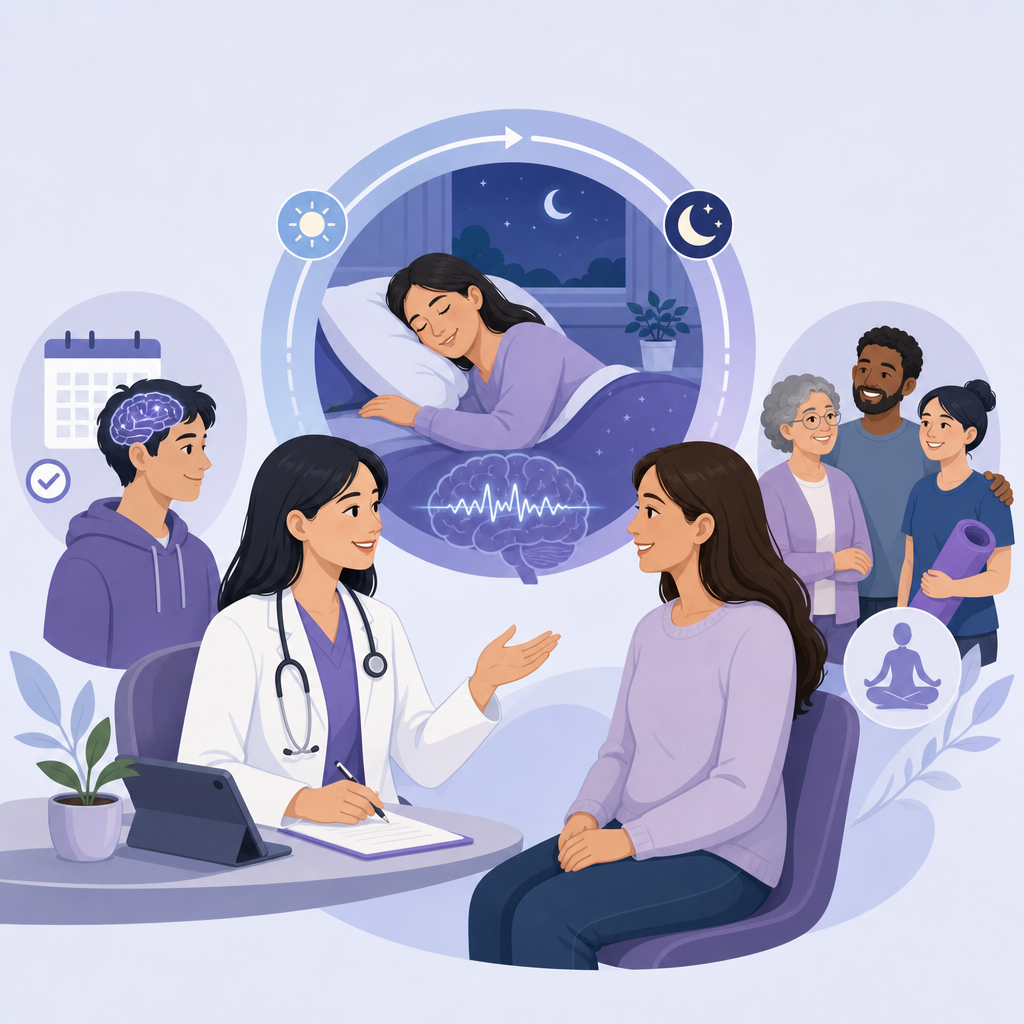 Sleep Problems More Likely Soon After Epilepsy Diagnosis – illustration