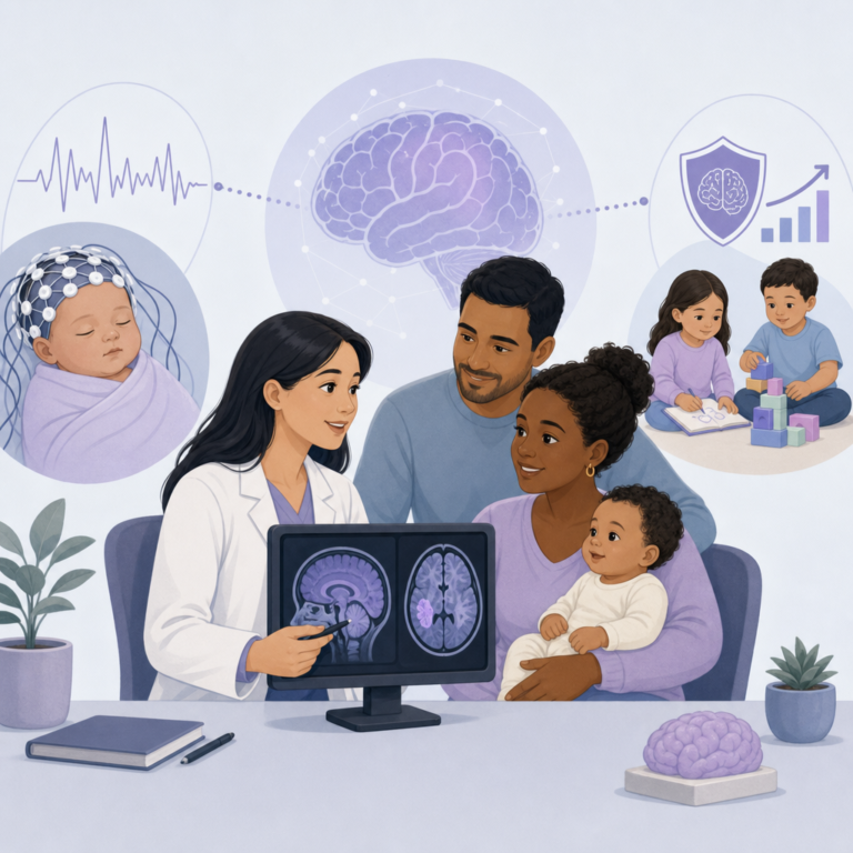 Brain Scans And EEGs May Predict Early Epilepsy Risk β illustration