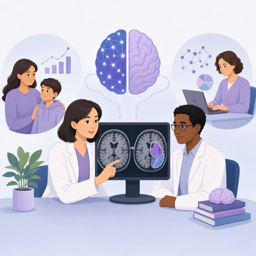 AI Tool Measures Brain Surgery Changes On MRI – illustration
