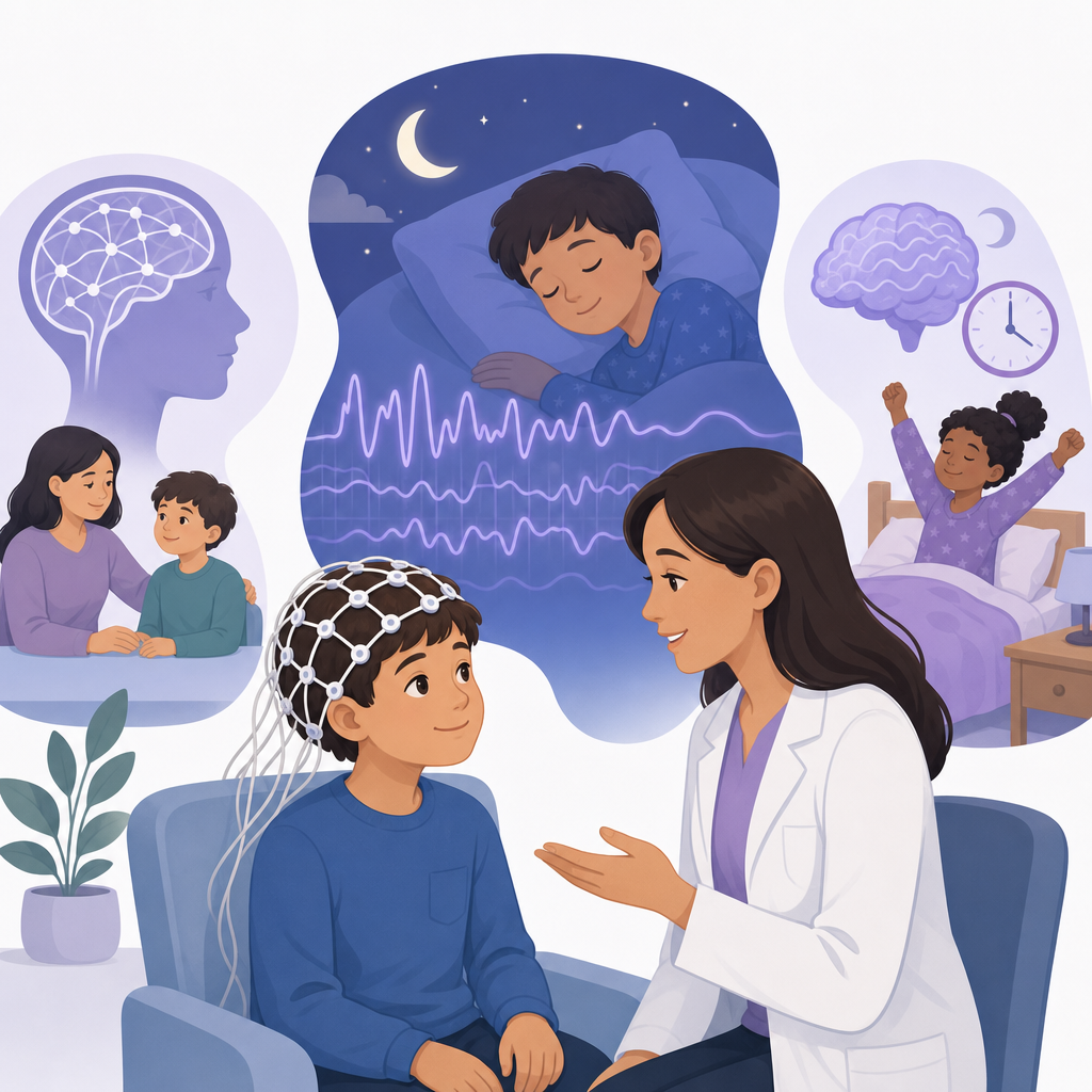 EEG Changes In Autism May Be Linked To Sleep – illustration
