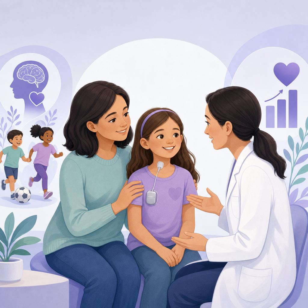 Some Children May Respond Better To VNS Therapy – illustration