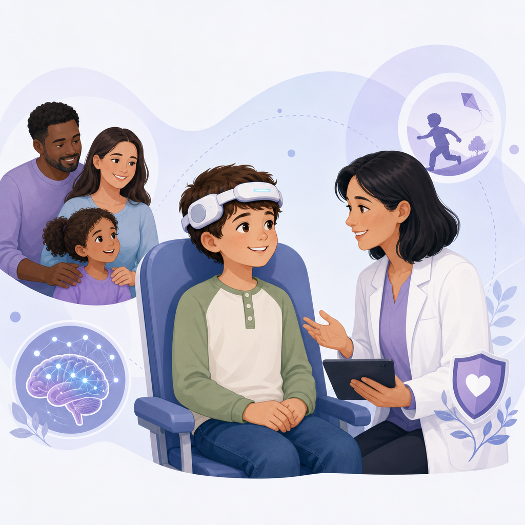 New Brain Stimulation Device For Children With Epilepsy – illustration
