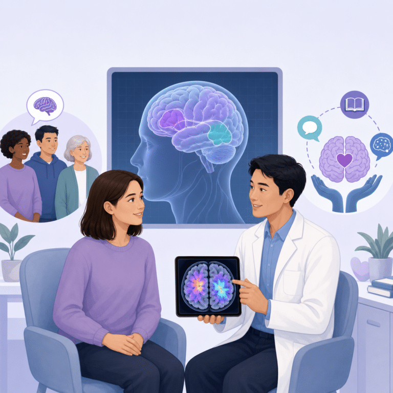 Brain Scan May Help Protect Language During Epilepsy Surgery – illustration