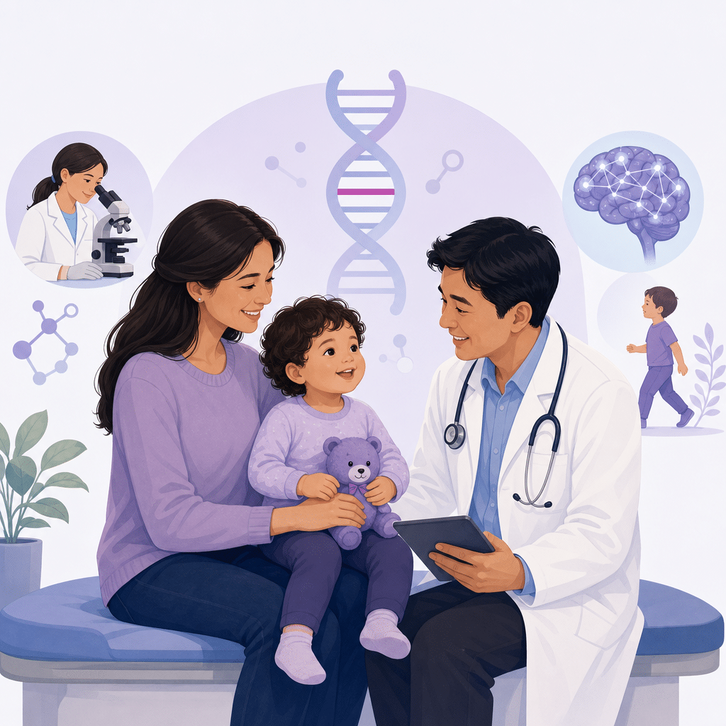 New QRICH1 Gene Change Linked To Ververi-Brady Syndrome – illustration