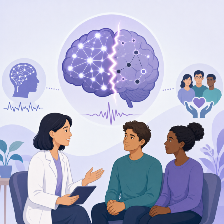 Seizure Start May Briefly Disconnect Key Brain Network – illustration