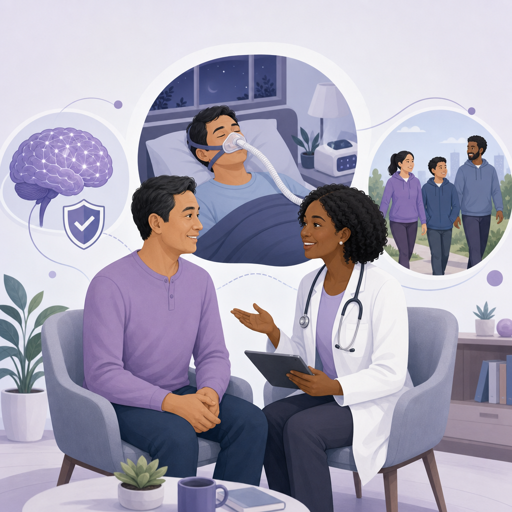 Sleep Apnea May Raise Risks For People With Epilepsy – illustration