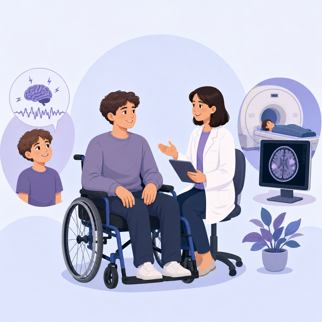 Childhood Hard-To-Control Seizures Linked To Adult Disability – illustration