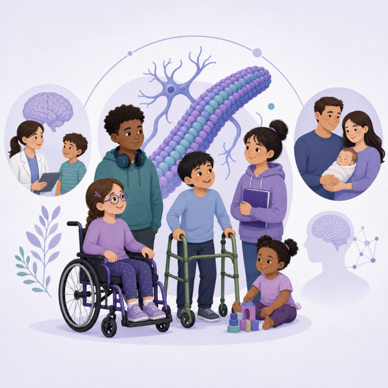 Wide Range Of Symptoms Seen In Tubulin Disorders β illustration