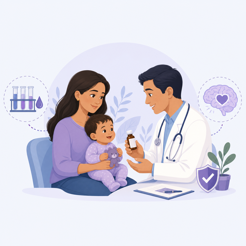 Personalized Dosing Helped Control Seizures In An Infant – illustration