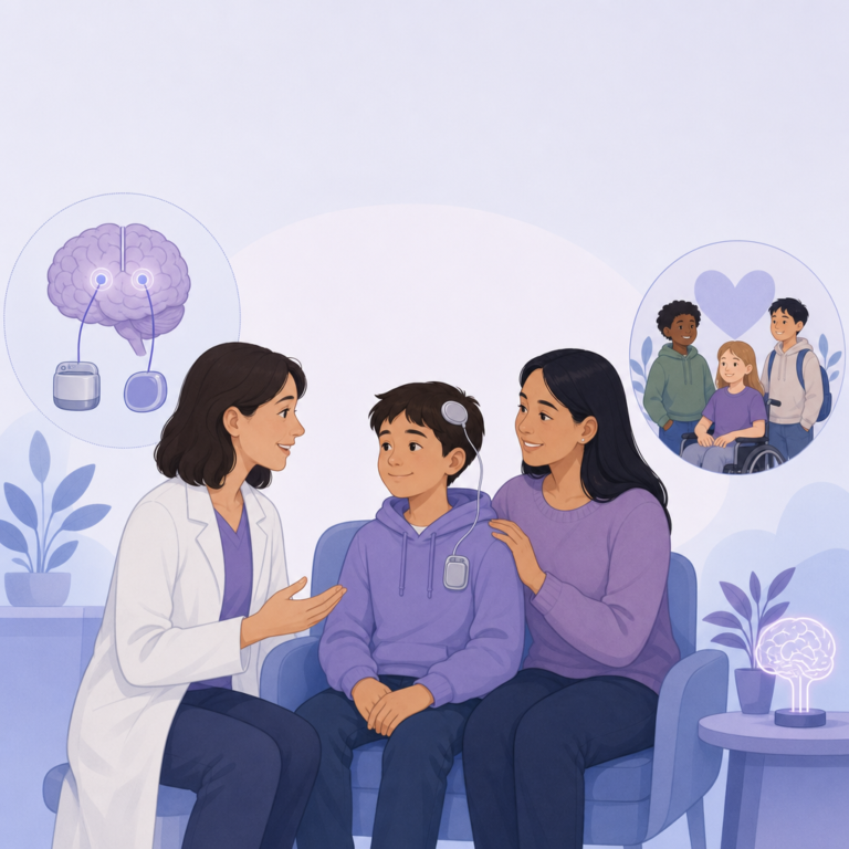 Two Brain Stimulation Options Help Children With Hard-To-Treat Epilepsy β illustration